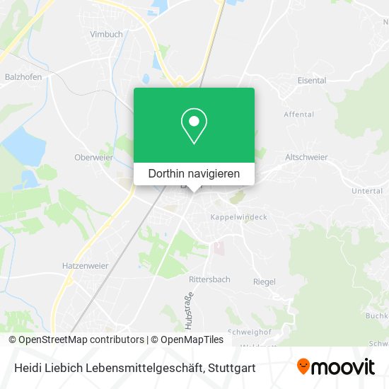 Heidi Liebich Lebensmittelgeschäft Karte