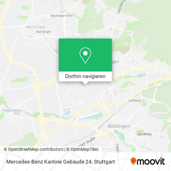 Mercedes-Benz Kantine Gebäude 24 Karte