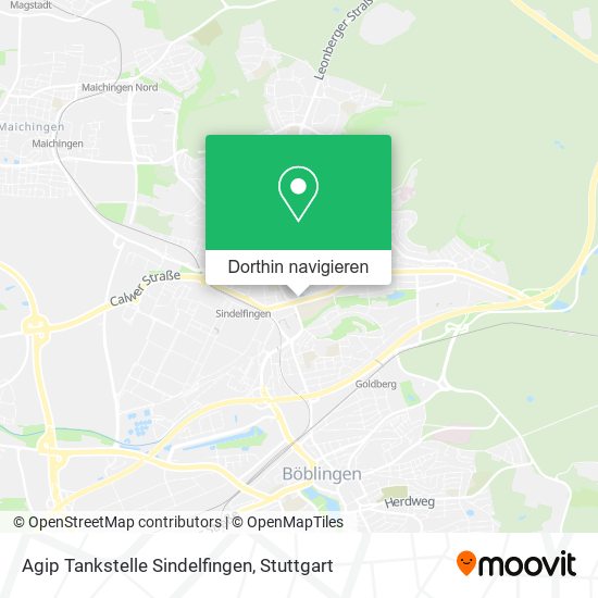 Agip Tankstelle Sindelfingen Karte