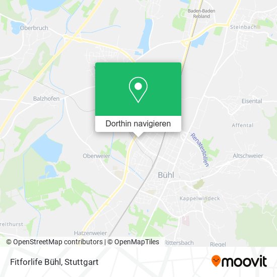 Fitforlife Bühl Karte