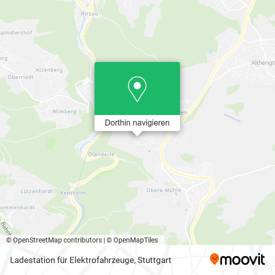 Ladestation für Elektrofahrzeuge Karte