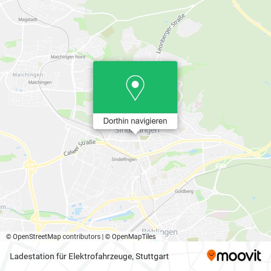 Ladestation für Elektrofahrzeuge Karte