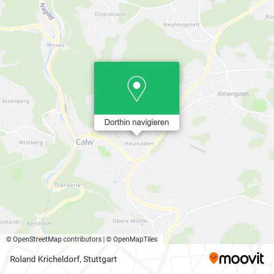 Roland Kricheldorf Karte