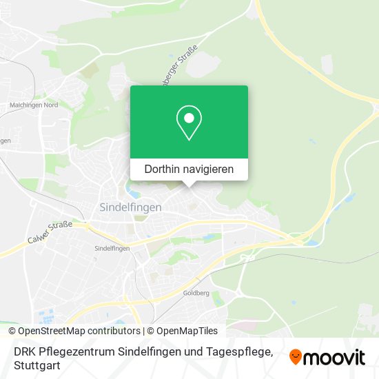 DRK Pflegezentrum Sindelfingen und Tagespflege Karte