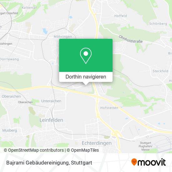 Bajrami Gebäudereinigung Karte
