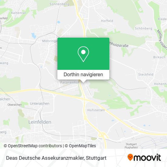 Deas Deutsche Assekuranzmakler Karte