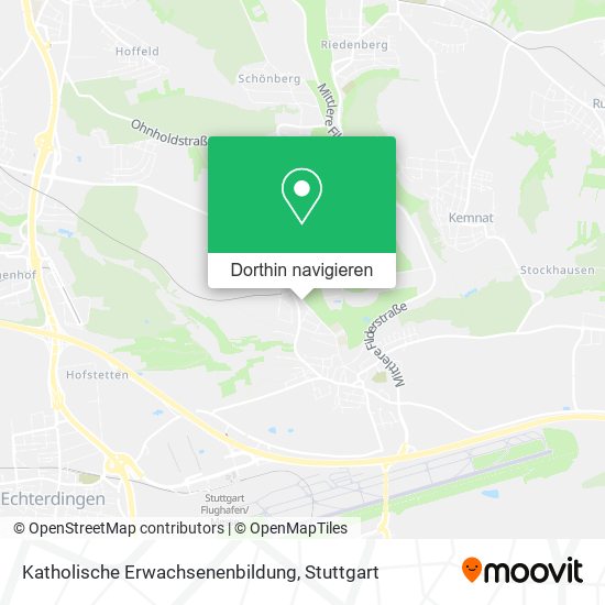 Katholische Erwachsenenbildung Karte