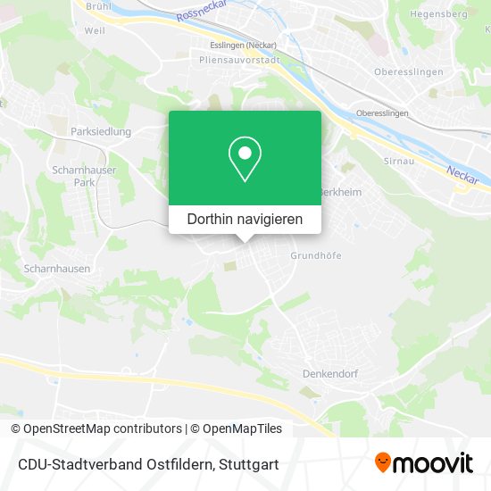 CDU-Stadtverband Ostfildern Karte