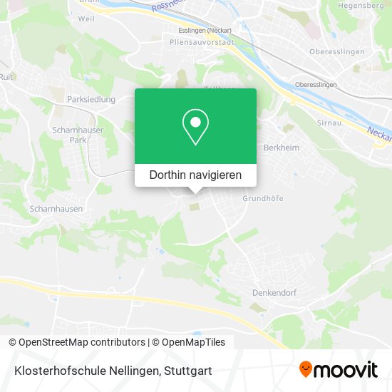 Klosterhofschule Nellingen Karte