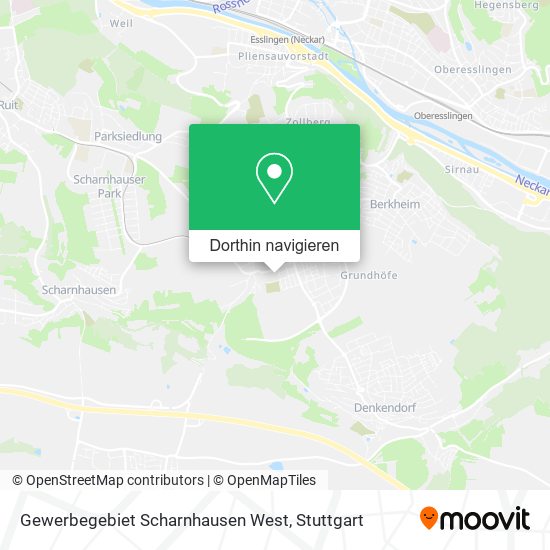 Gewerbegebiet Scharnhausen West Karte