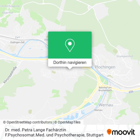 Dr. med. Petra Lange Fachärztin F.Psychosomat.Med. und Psychotherapie Karte
