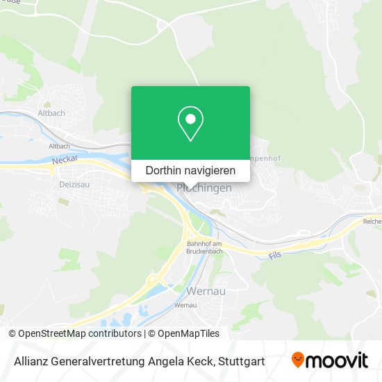 Allianz Generalvertretung Angela Keck Karte
