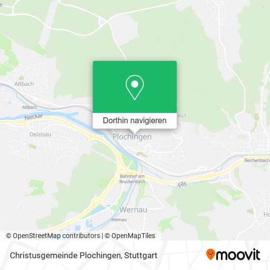Christusgemeinde Plochingen Karte