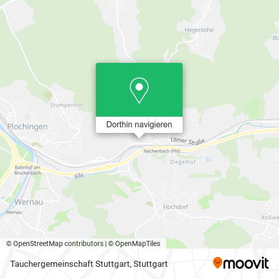 Tauchergemeinschaft Stuttgart Karte