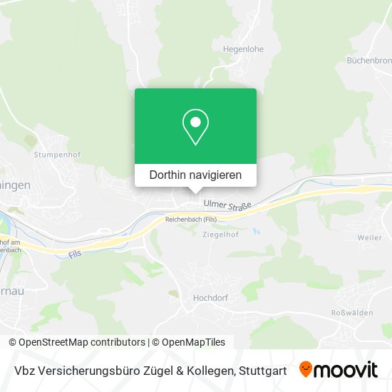 Vbz Versicherungsbüro Zügel & Kollegen Karte
