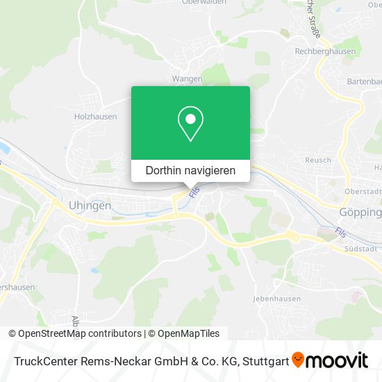 TruckCenter Rems-Neckar GmbH & Co. KG Karte