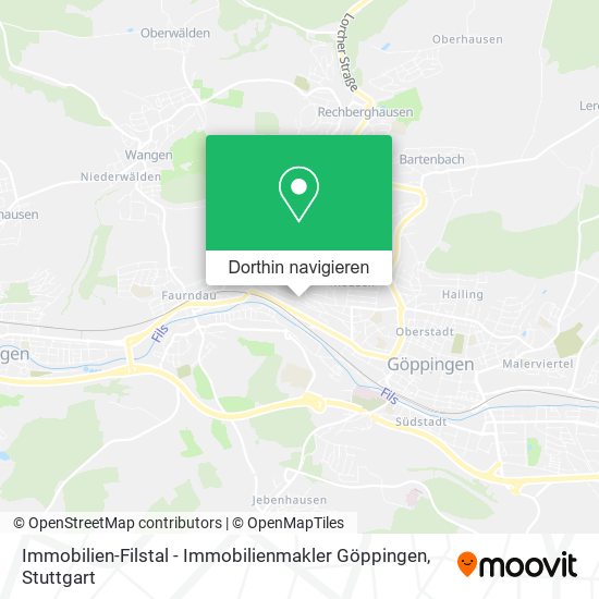 Immobilien-Filstal - Immobilienmakler Göppingen Karte