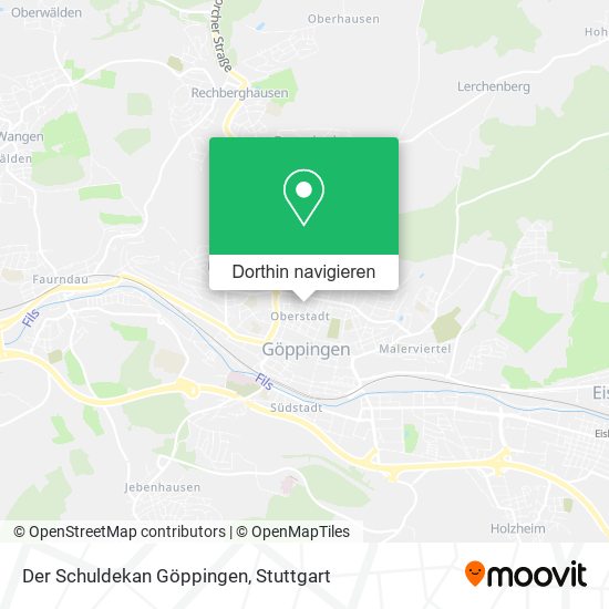 Der Schuldekan Göppingen Karte