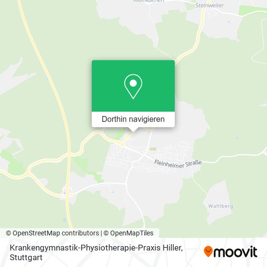 Krankengymnastik-Physiotherapie-Praxis Hiller Karte