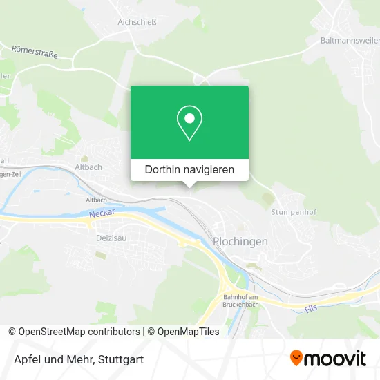 Apfel und Mehr Karte