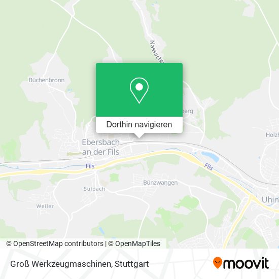 Groß Werkzeugmaschinen Karte