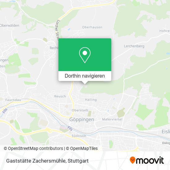 Gaststätte Zachersmühle Karte