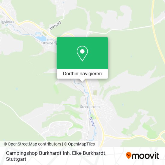 Campingshop Burkhardt Inh. Elke Burkhardt Karte