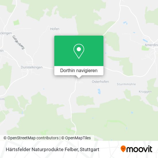 Härtsfelder Naturprodukte Felber Karte