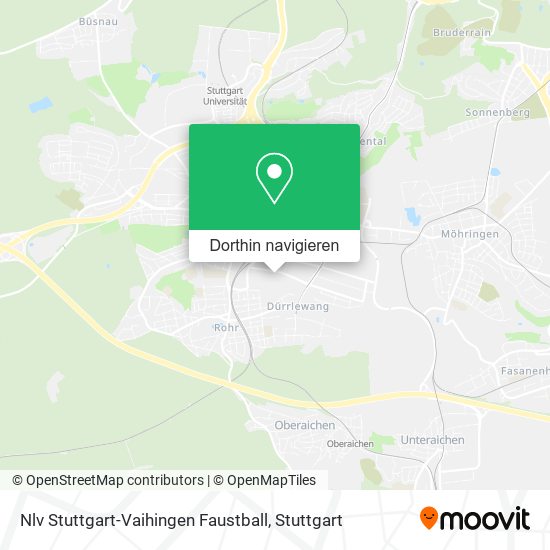 Nlv Stuttgart-Vaihingen Faustball Karte