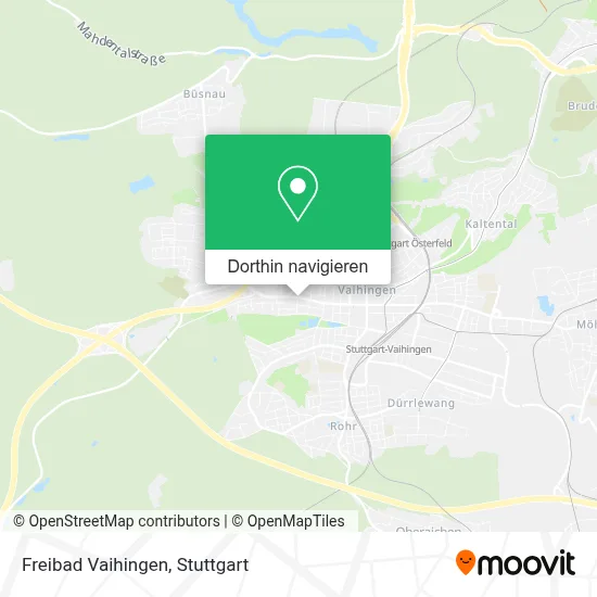 Freibad Vaihingen Karte
