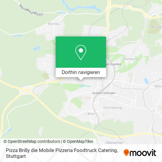 Pizza Brilly die Mobile Pizzeria Foodtruck Catering Karte