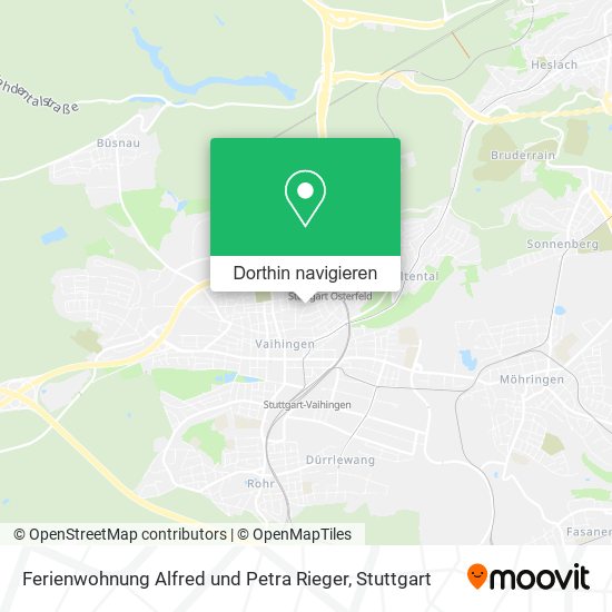 Ferienwohnung Alfred und Petra Rieger Karte
