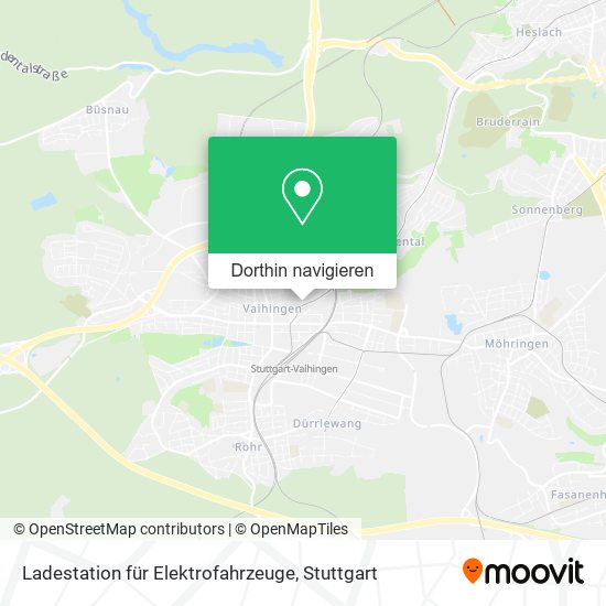 Ladestation für Elektrofahrzeuge Karte