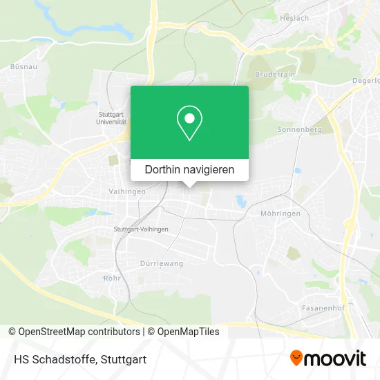 HS Schadstoffe Karte