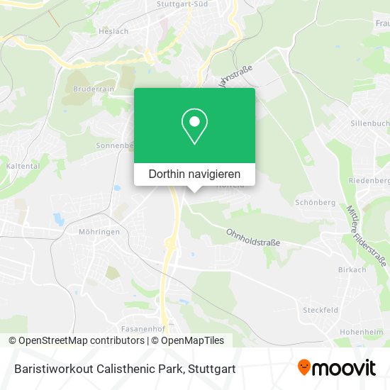 Baristiworkout Calisthenic Park Karte