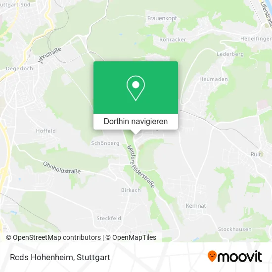 Rcds Hohenheim Karte
