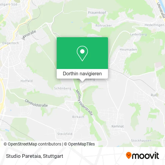 Studio Paretaia Karte