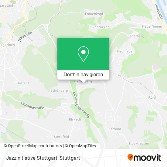 Jazzinitiative Stuttgart Karte