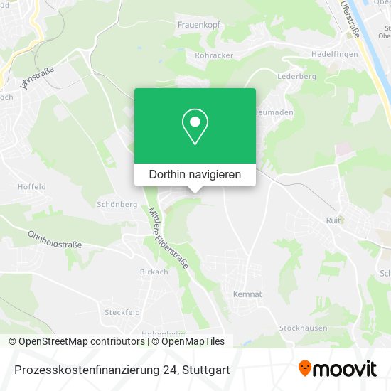 Prozesskostenfinanzierung 24 Karte