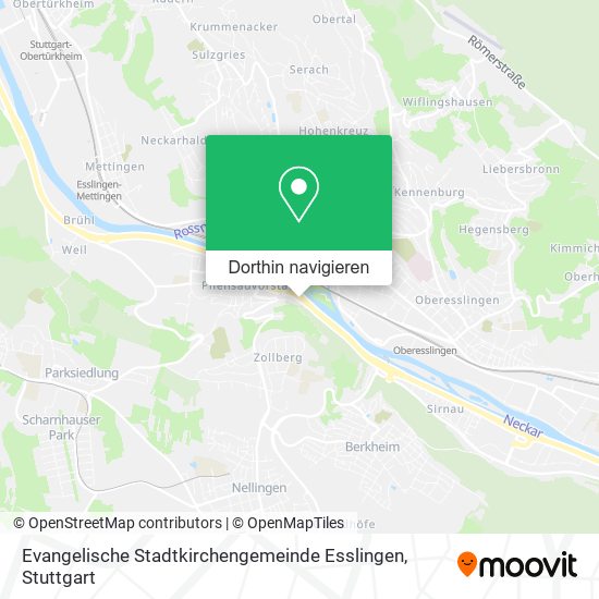 Evangelische Stadtkirchengemeinde Esslingen Karte