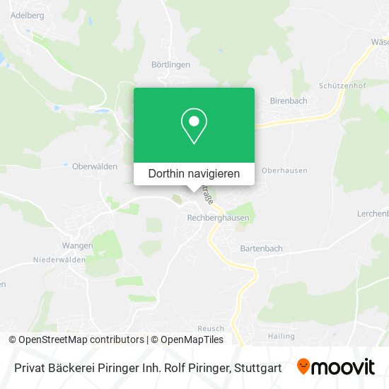 Privat Bäckerei Piringer Inh. Rolf Piringer Karte