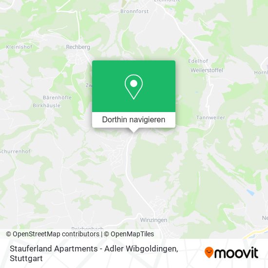 Stauferland Apartments - Adler Wibgoldingen Karte