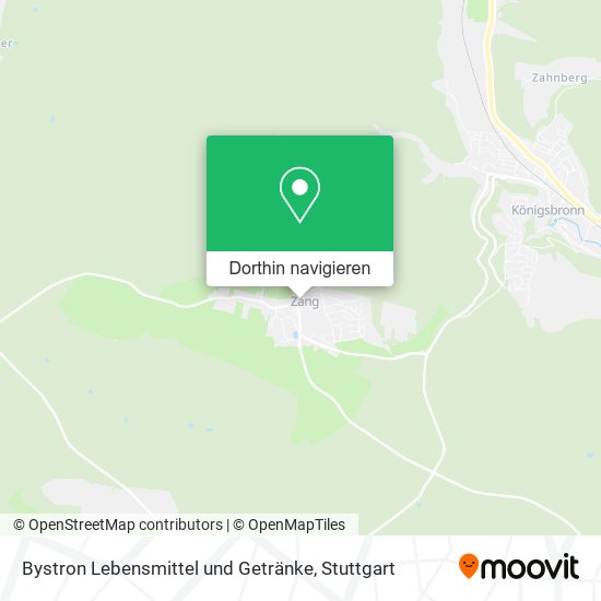 Bystron Lebensmittel und Getränke Karte