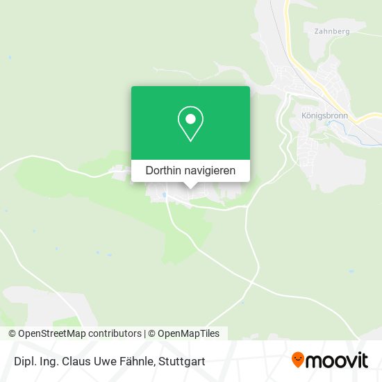 Dipl. Ing. Claus Uwe Fähnle Karte