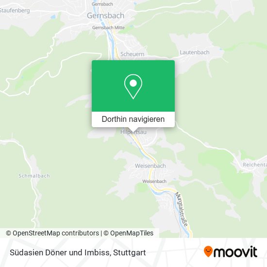 Südasien Döner und Imbiss Karte
