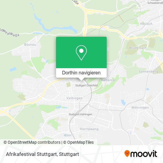 Afrikafestival Stuttgart Karte