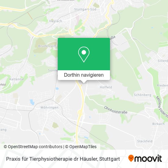 Praxis für Tierphysiotherapie dr Häusler Karte