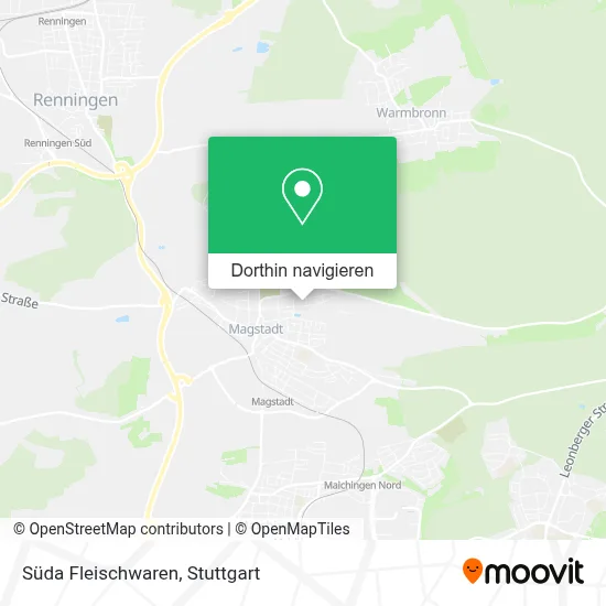 Süda Fleischwaren Karte