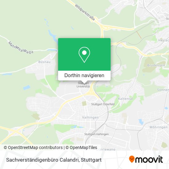 Sachverständigenbüro Calandri Karte