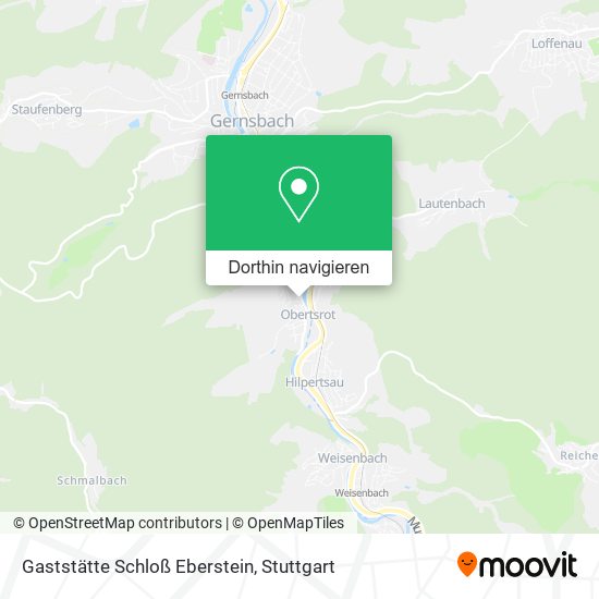 Gaststätte Schloß Eberstein Karte